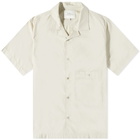 Studio Nicholson Men's Vard Poplin Vacation Shirt in Fossil