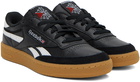 Reebok Classics Black Club C 85 Vintage Sneakers