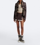 Rick Owens Geobasket leather sneakers