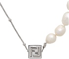 Fendi Silver 'Forever Fendi' Necklace