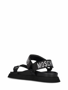 MOSCHINO - 40mm Fussbett Webbing Sandals