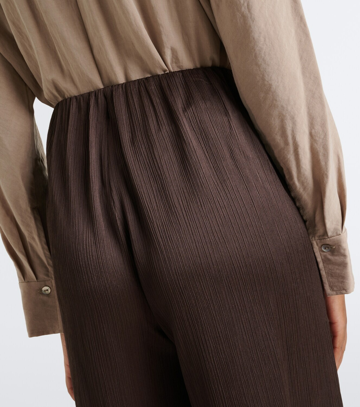 Vince Crinkled plissé balloon pants