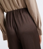 Vince Crinkled plissé balloon pants