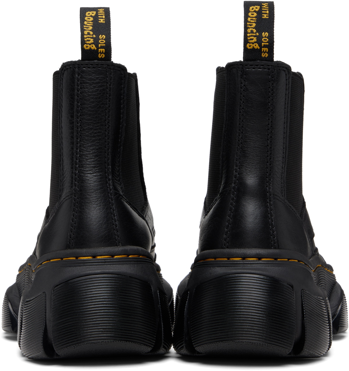 Dr. Martens Black DMXL Zip Leather Chelsea Boots