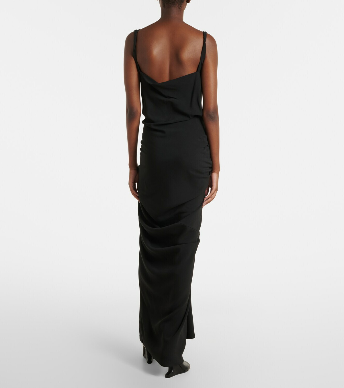 Rick Owens Strutter gathered maxi dress