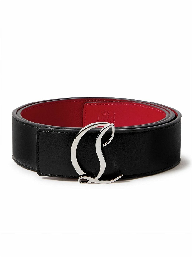 Photo: Christian Louboutin - 4cm Leather Belt - Black