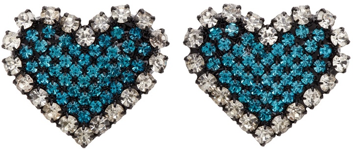 Photo: Ashley Williams Blue Heart Earrings