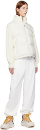 Moncler White Drawstring Lounge Pants