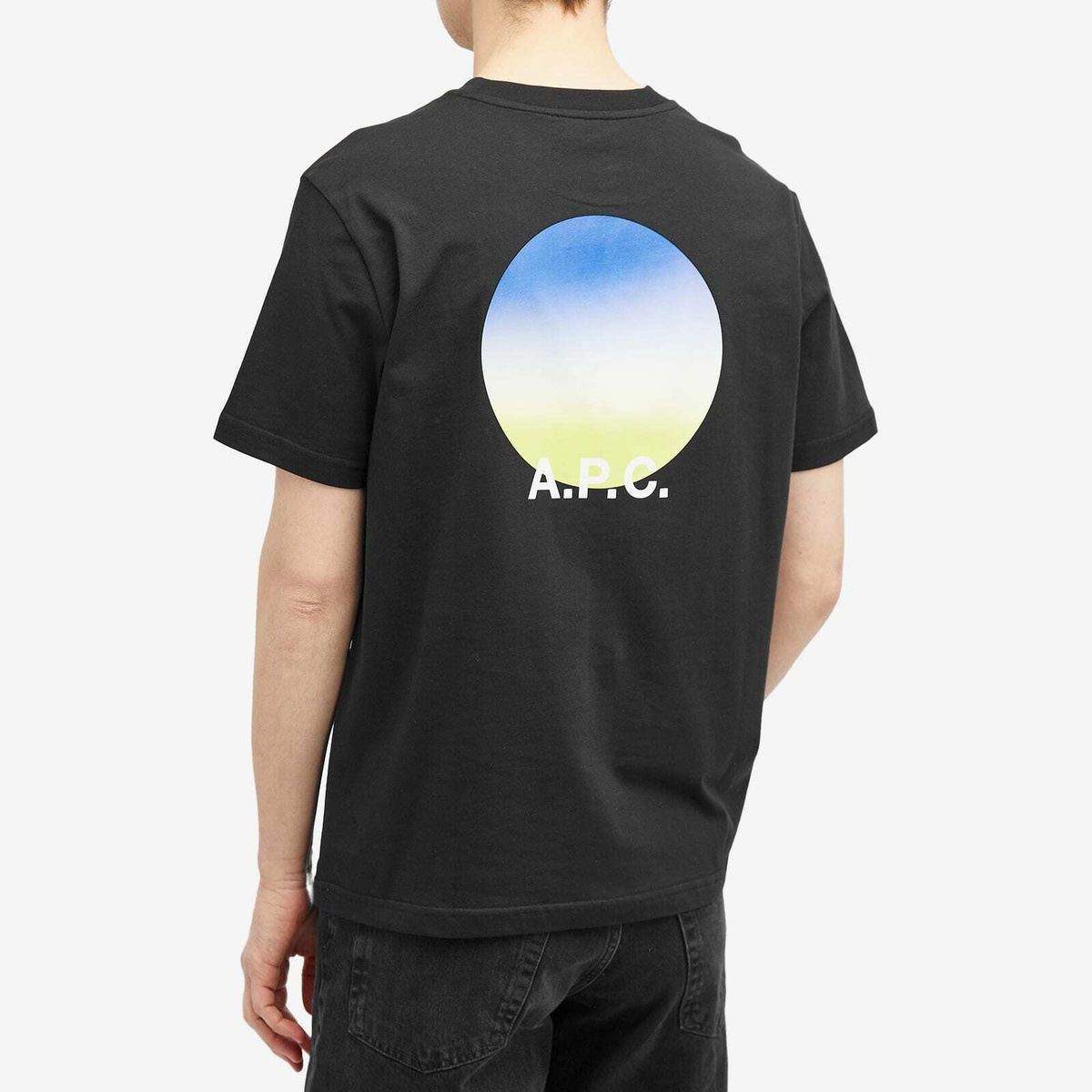 A.P.C. Men's Nolan Back Print T-Shirt in Black A.P.C.