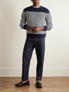 Rag & Bone - Ernie Striped Wool Sweater - Blue