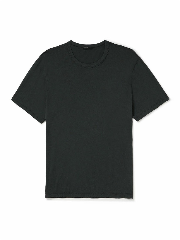 Photo: James Perse - Elevated Lotus Garment-Dyed Cotton-Jersey T-Shirt - Gray