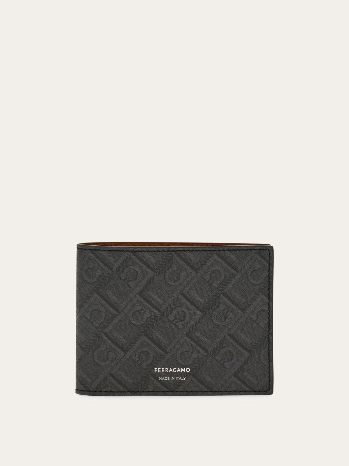 Ferragamo Mens Ferragamo Monogram wallet in Brown