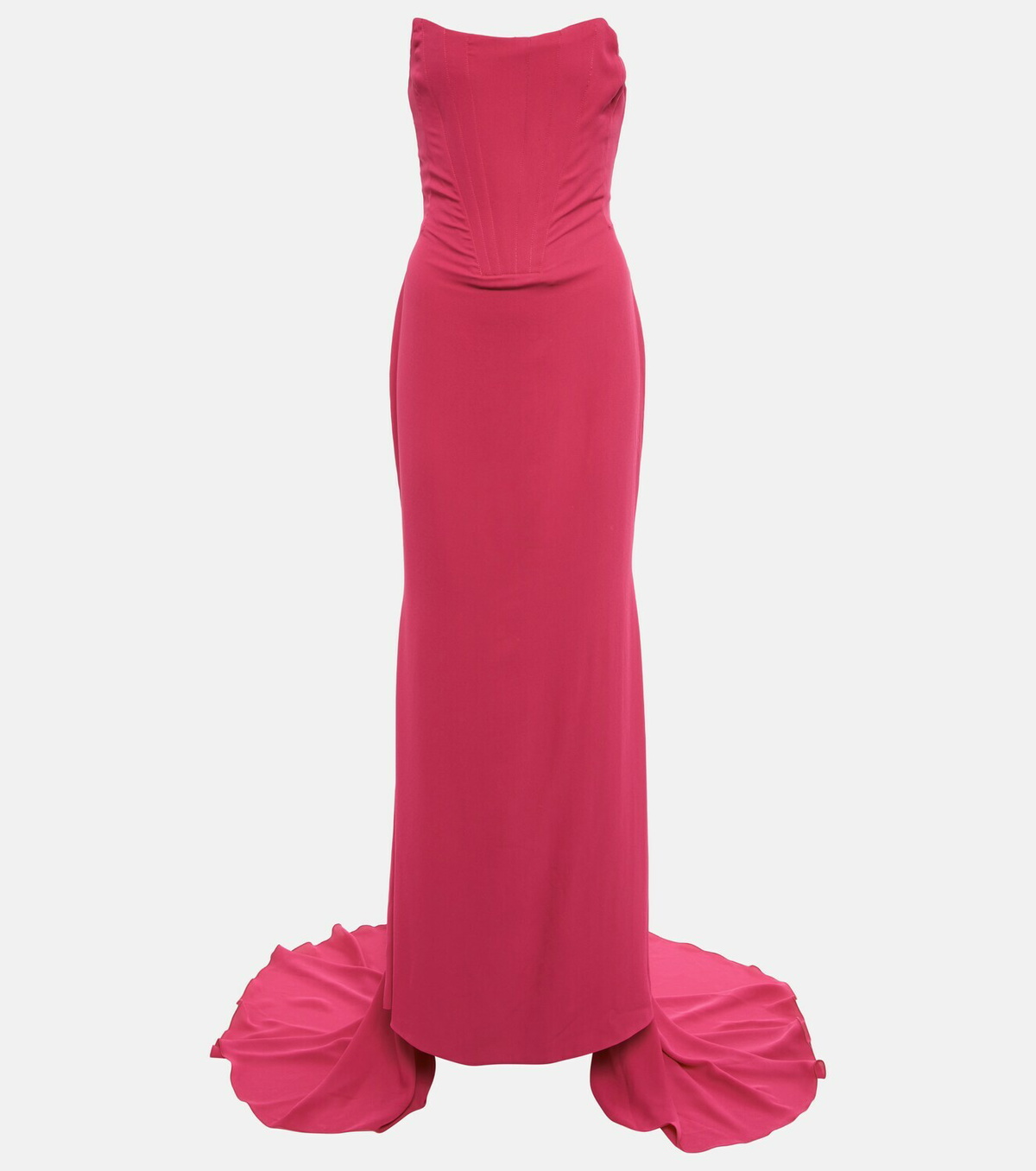 Giuseppe di Morabito Strapless crêpe gown