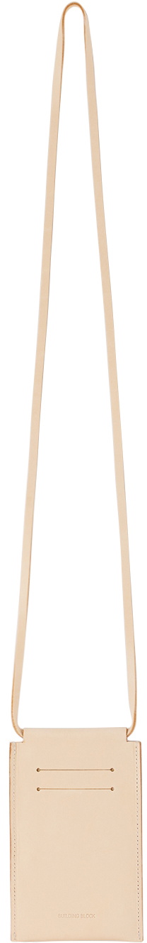 Building Block Beige Medium Phone Sling