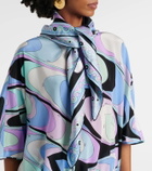 Pucci Foulard silk twill scarf