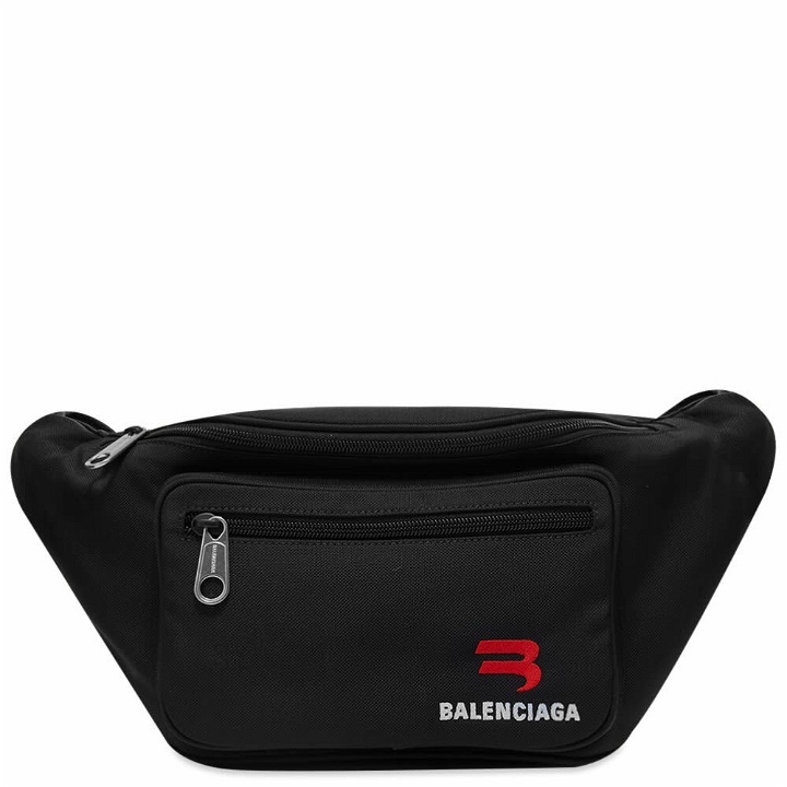 Photo: Balenciaga Emroidered Logo Beltpack Bag