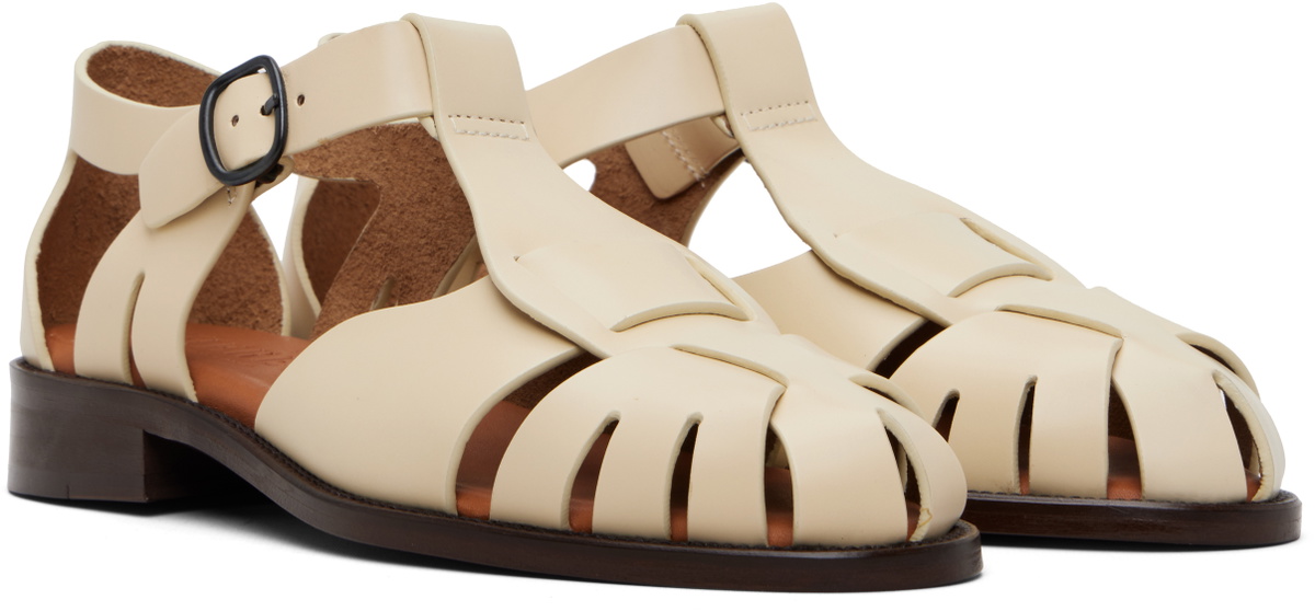 HEREU Off-White Pesca Sandals