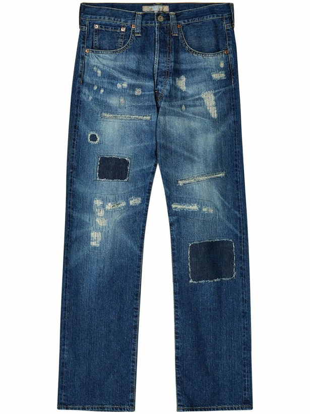 Photo: Junya Watanabe MAN Distressed Effect Straight-Leg Jeans