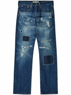 Junya Watanabe MAN Distressed Effect Straight-Leg Jeans