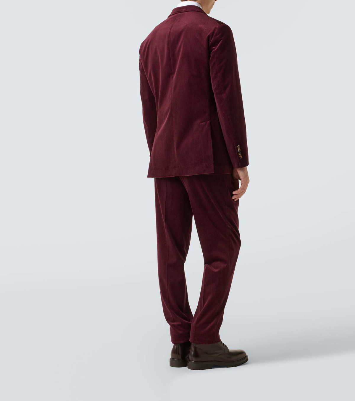 Brunello Cucinelli Cotton and cashmere corduroy suit