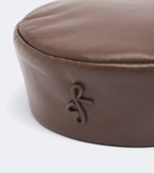 Ruslan Baginskiy Logo leather hat