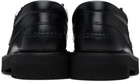 Toga Virilis Black Hard Leather Derbys