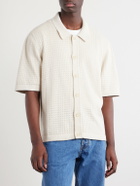 Corridor - Pointelle-Knit Organic Cotton Shirt - Neutrals