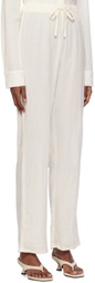ÉTERNE Off-White Willow Lounge Pants
