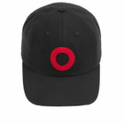 Pop Trading Company Men's O Six Panel Cap in Black 