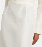 Gucci Silk faille maxi skirt