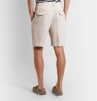 INCOTEX - Linen Bermuda Shorts - Neutrals