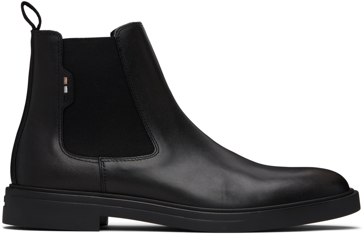 BOSS Black Nappa Leather Chelsea Boots