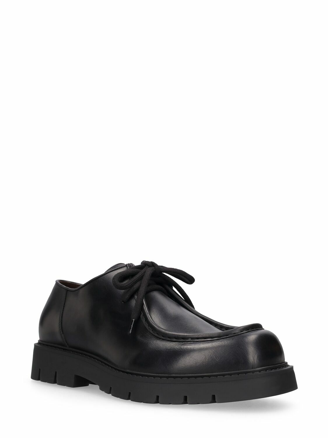 BOTTEGA VENETA Intrecciato Leather Derby Shoes for Men | MR