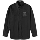Raf Simons Men's Straight Fit Denim Overshirt in Black