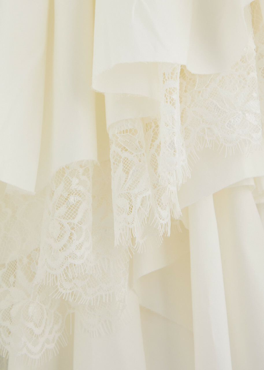 Marques' Almeida Ruffled Cotton T-shirt NO Colour