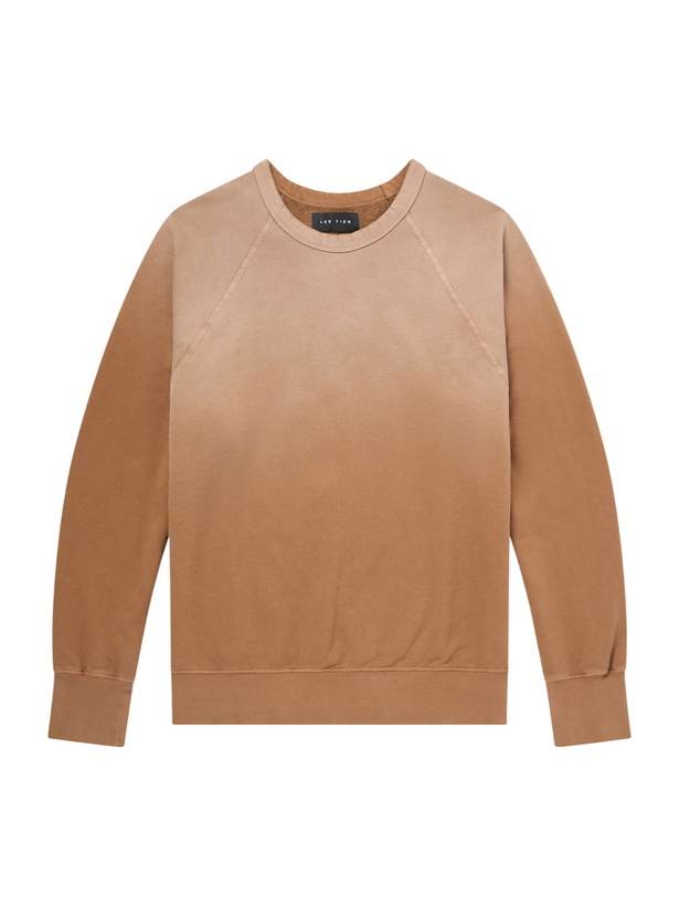 Photo: Les Tien - Cotton-Jersey Sweatshirt - Brown