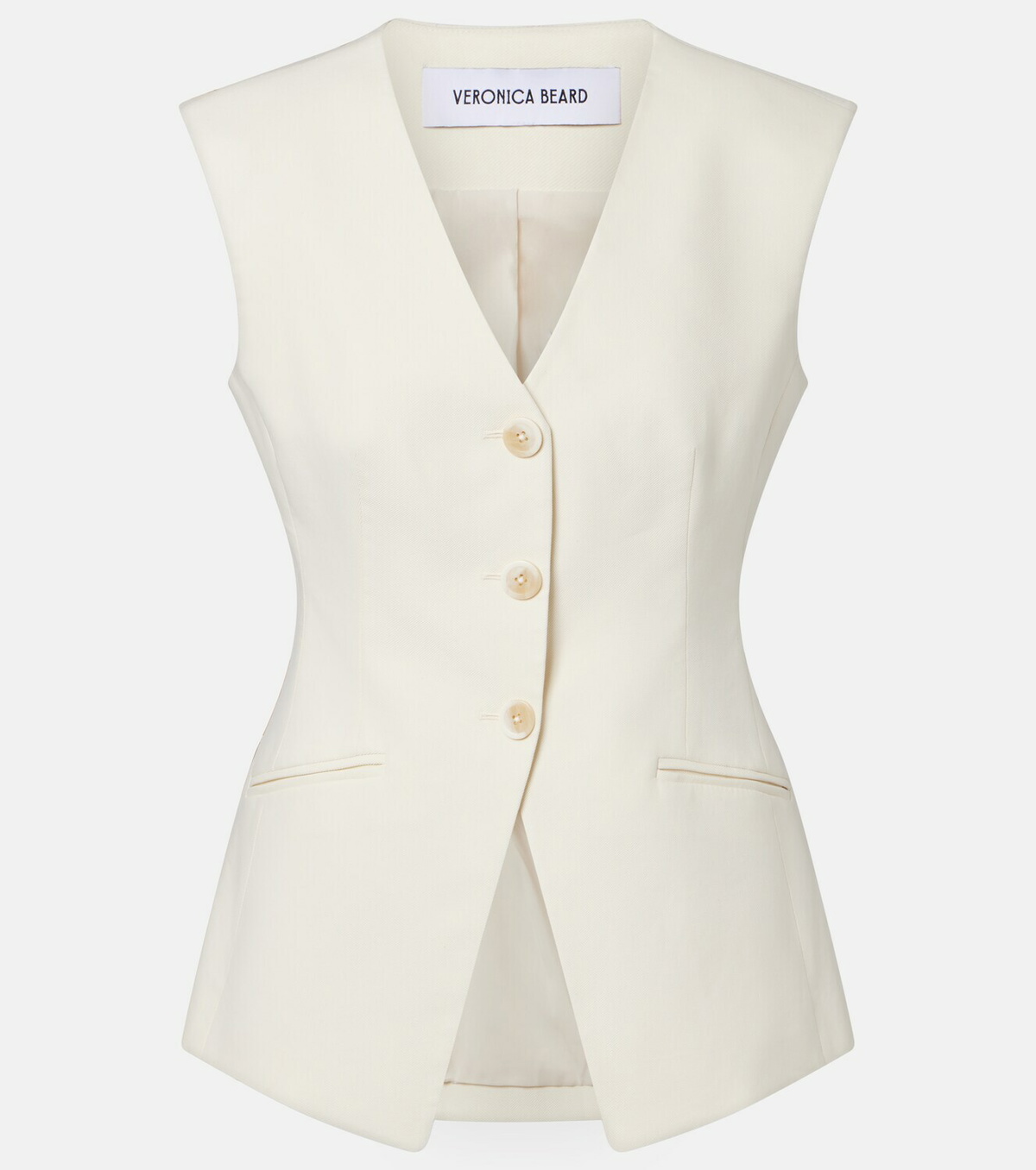 Veronica Beard Gillson cotton-blend twill vest