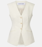 Veronica Beard Gillson cotton-blend twill vest