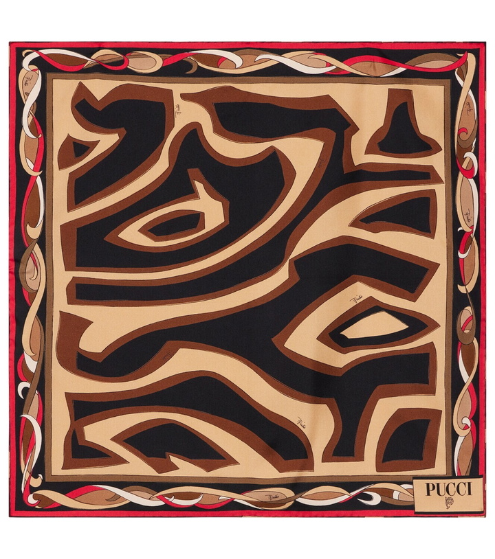 Photo: Pucci Labirinto silk twill scarf