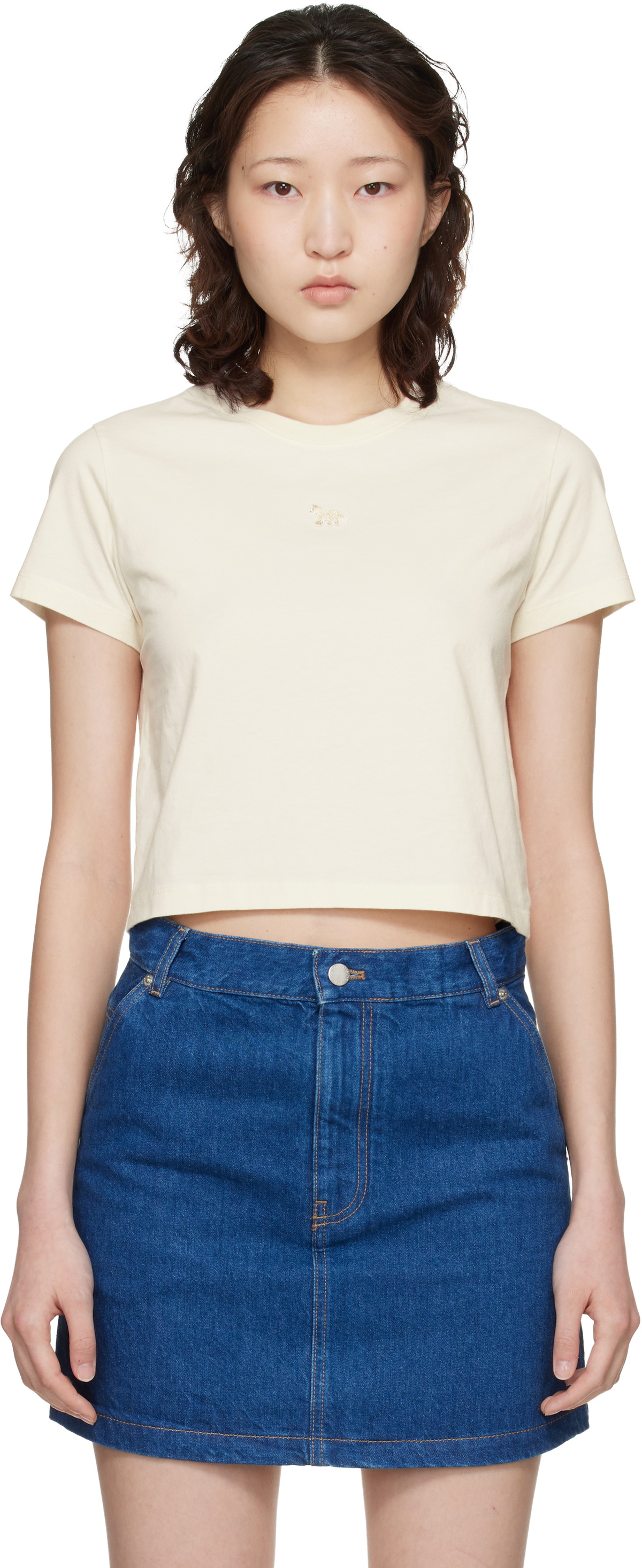 Maison Kitsuné Off-White Baby Fox Baby T-shirt