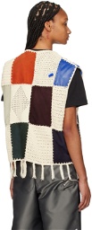 ADER error Multicolor Patchwork Vest