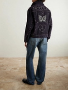 Needles - Studded Cotton-Blend Corduroy Jacket - Black