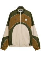 Amiri Panelled Satin-twill Track Jacket Multicoloured 1