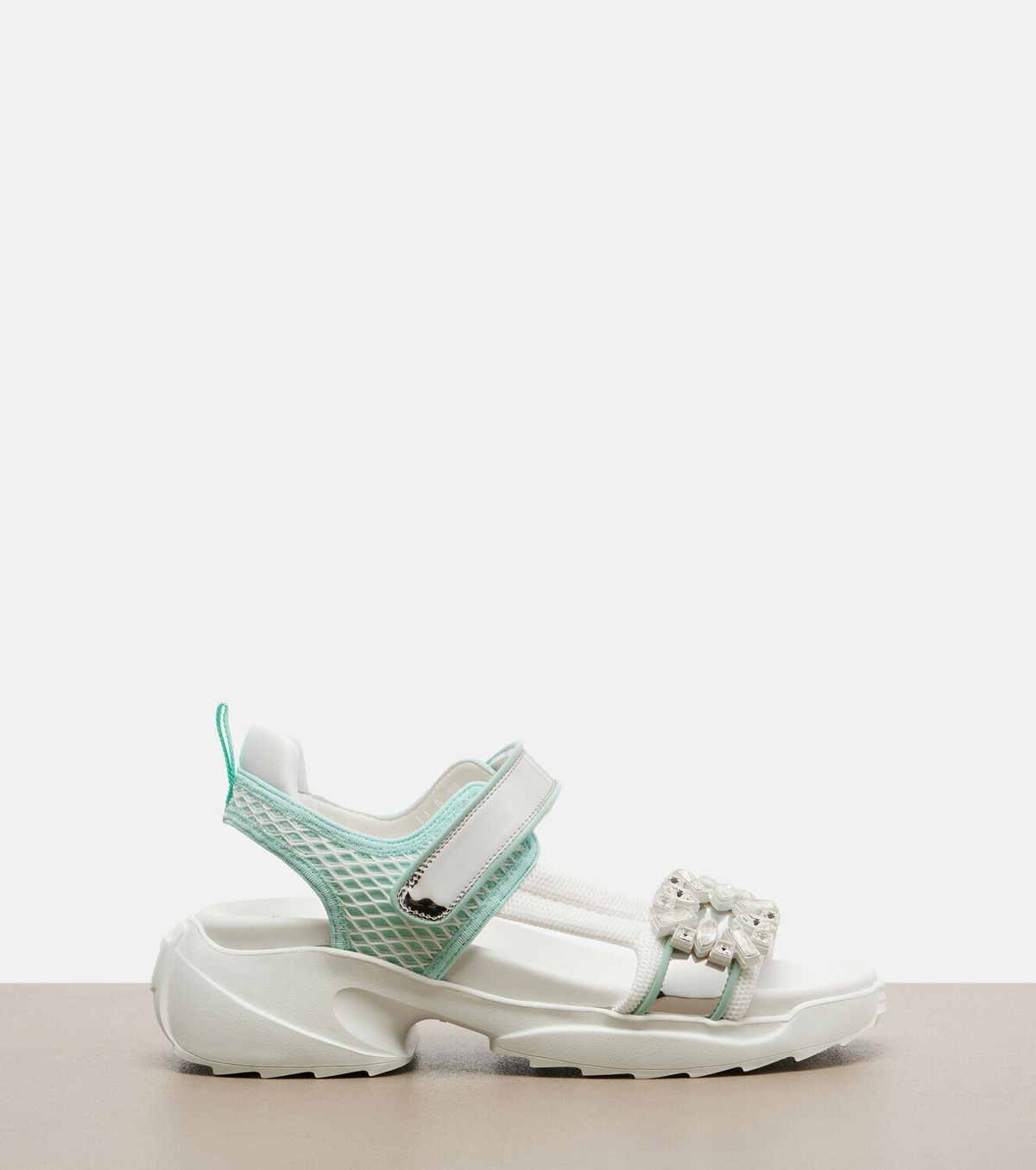 Roger Vivier Viv' Run embellished sandals