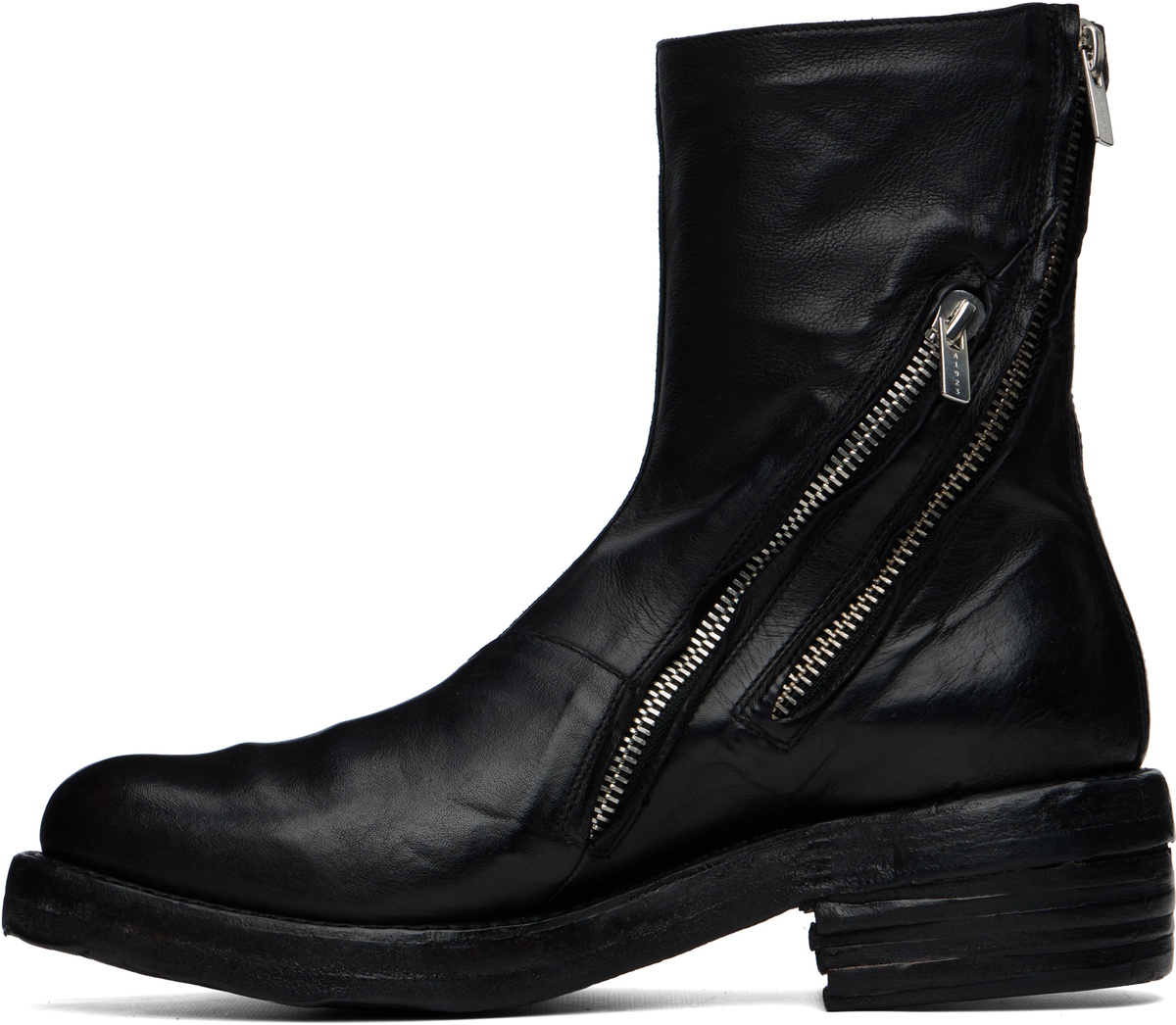 A DICIANNOVEVENTITRE Black Kangaroo M110 Boots