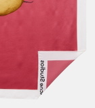 Acne Studios Floral silk satin scarf