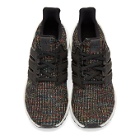 adidas Originals Black and Multicolor UltraBoost Sneakers