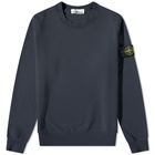 Stone Island Men's Garment Dyed Crew Neck Sweat in Navy