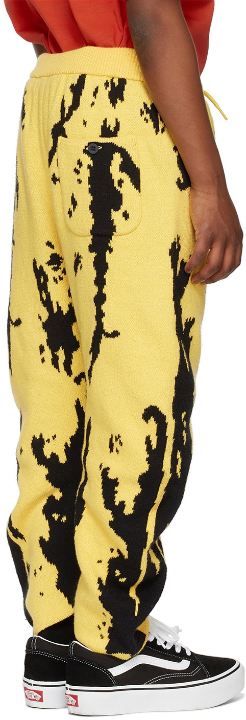Doublet Kids Yellow & Black Banana Lounge Pants Doublet