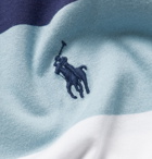 Polo Ralph Lauren - Slim-Fit Striped Cotton-Jersey T-Shirt - Blue